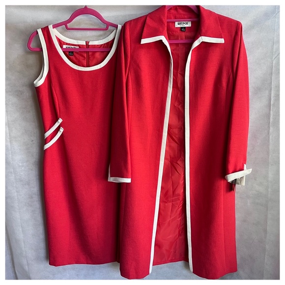 Kasper Dresses & Skirts - KASPER 2 piece Elegant Dress set Long Blazer 4